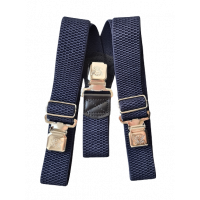 Подтяжки мужские крепкие, цвет  синие чернила, 2x1, 120|4 см